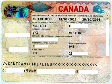 Visa thăm thân - Visitor visa anh Đoàn Hồng Quang  và chị Lại Thị Thanh Xuân